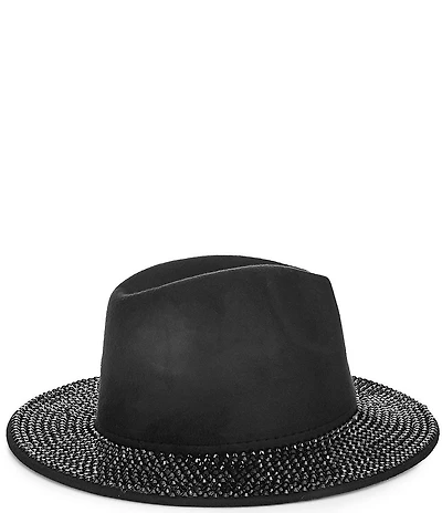 Anna & Ava Stone Brim Fedora Hat