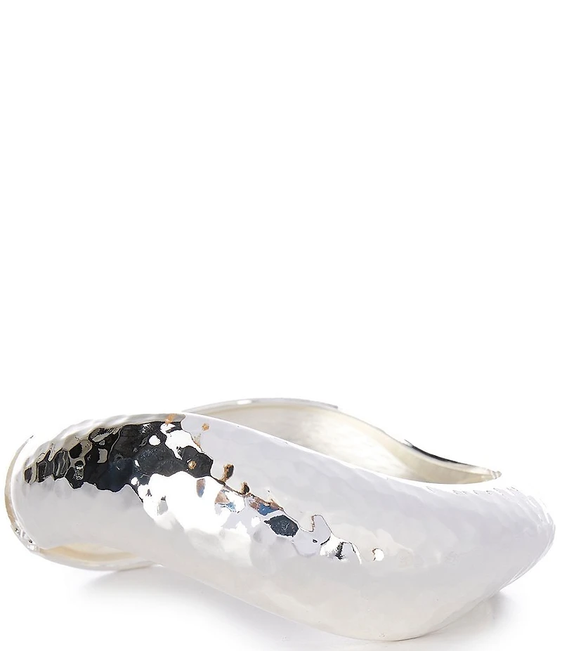Anna & Ava Textured Wavy Bangle Bracelet
