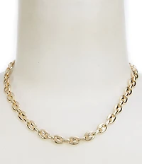 Anna & Ava Waterproof 18K Gold Flat Link Chain Necklace