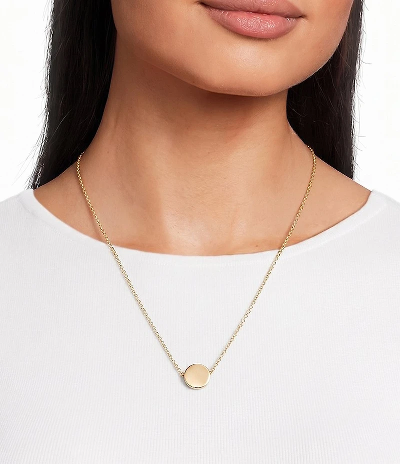 Anna & Ava Waterproof Ball Pendant Delicate Chain Necklace