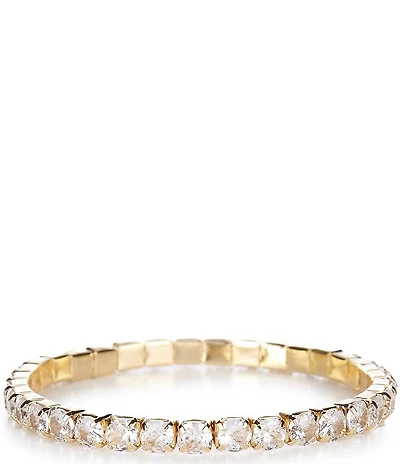 Anna & Ava Waterproof Cubic Zirconia Rhinestone Stretch Bracelet