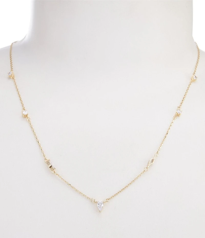 Anna & Ava Waterproof Cubic Zirconia Stone Collar Necklace