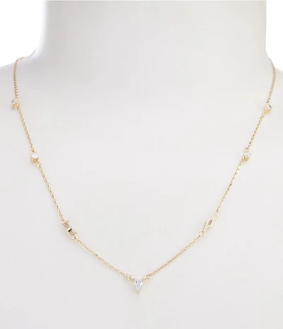 Anna & Ava Waterproof Cubic Zirconia Stone Collar Necklace