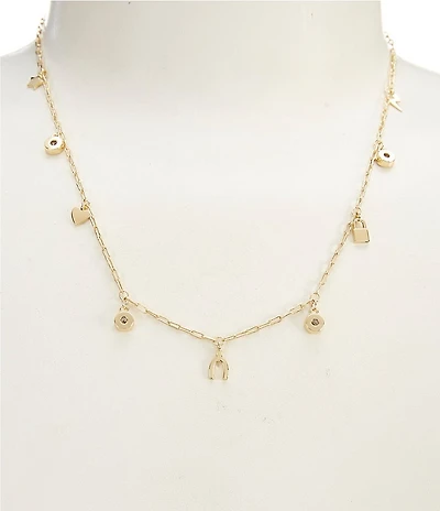 Anna & Ava Waterproof Delicate Charm Chain Necklace