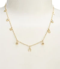Anna & Ava Waterproof Delicate Charm Chain Necklace