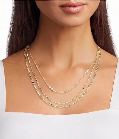 Anna & Ava Waterproof Delicate Pearls Short Multi Strand Necklace