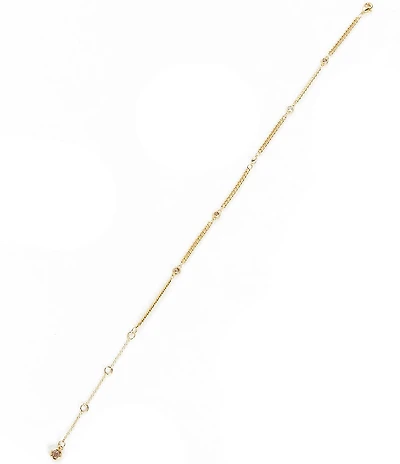 Anna & Ava Waterproof Rehinestone Link Anklet