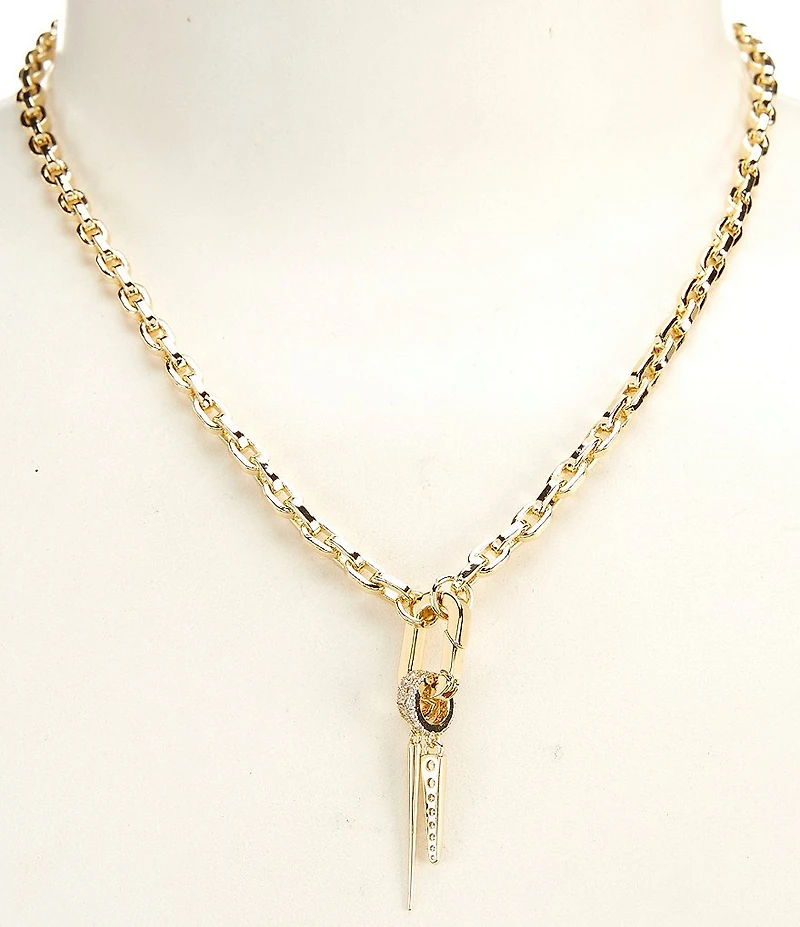 Anna & Ava Waterproof Short Pendant Necklace with Sticks