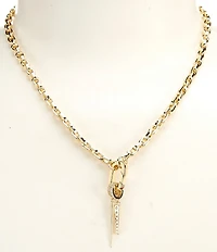 Anna & Ava Waterproof Short Pendant Necklace with Sticks