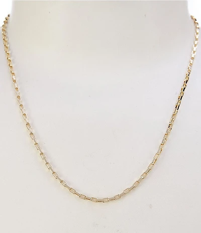 Anna & Ava Waterproof Square Link Chain Necklace