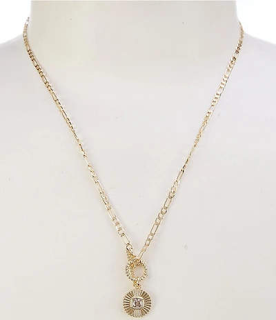 Anna & Ava Waterproof Toggle Short Pendant Chain Necklace