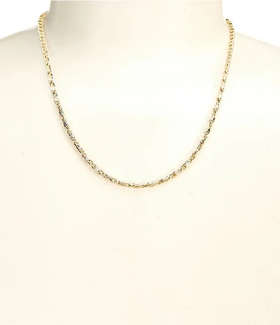 Anna & Ava Waterproof Twisted Link Chain Necklace