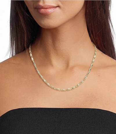 Anna & Ava Waterproof Twisted Link Chain Necklace
