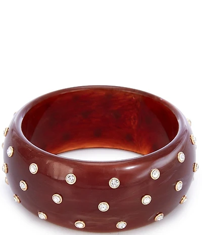 Anna & Ava Wood Stone Sud Bangle Bracelet