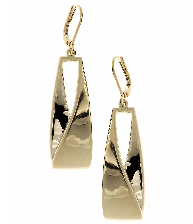 Anne Klein Sculptural Drop Earrings