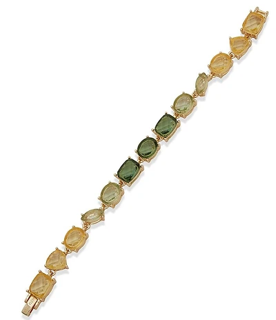 Anne Klein Stationed Ombre Stone Line Bracelet