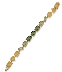 Anne Klein Stationed Ombre Stone Line Bracelet