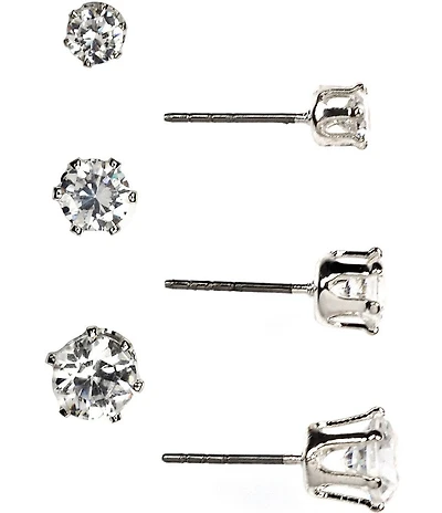 Anne Klein Trio Stud Earrings Set