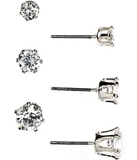 Anne Klein Trio Stud Earrings Set