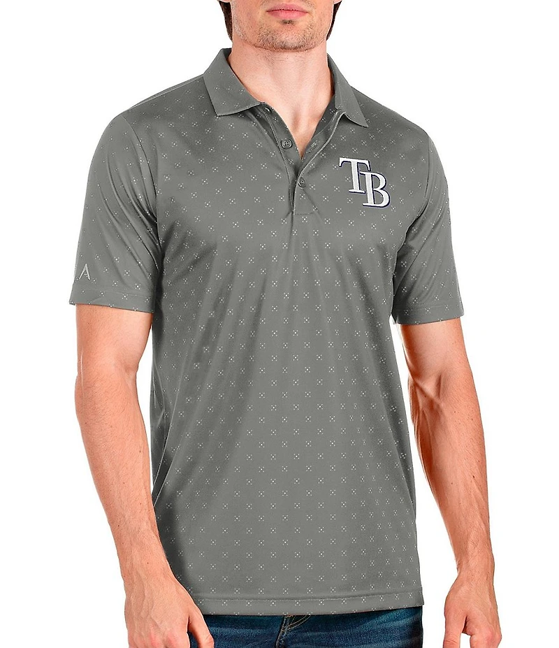 Antigua MLB Tampa Bay Rays Spark Short-Sleeve Polo Shirt