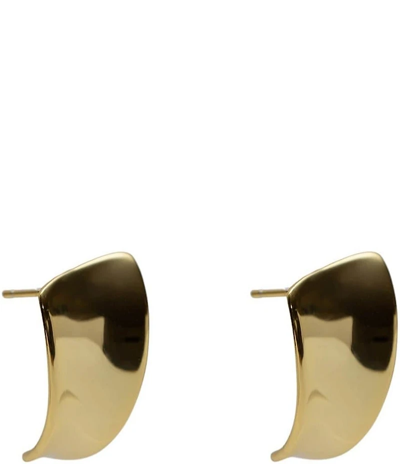 Argento Vivo Abstract Sculpted Puffy Drop Earrings