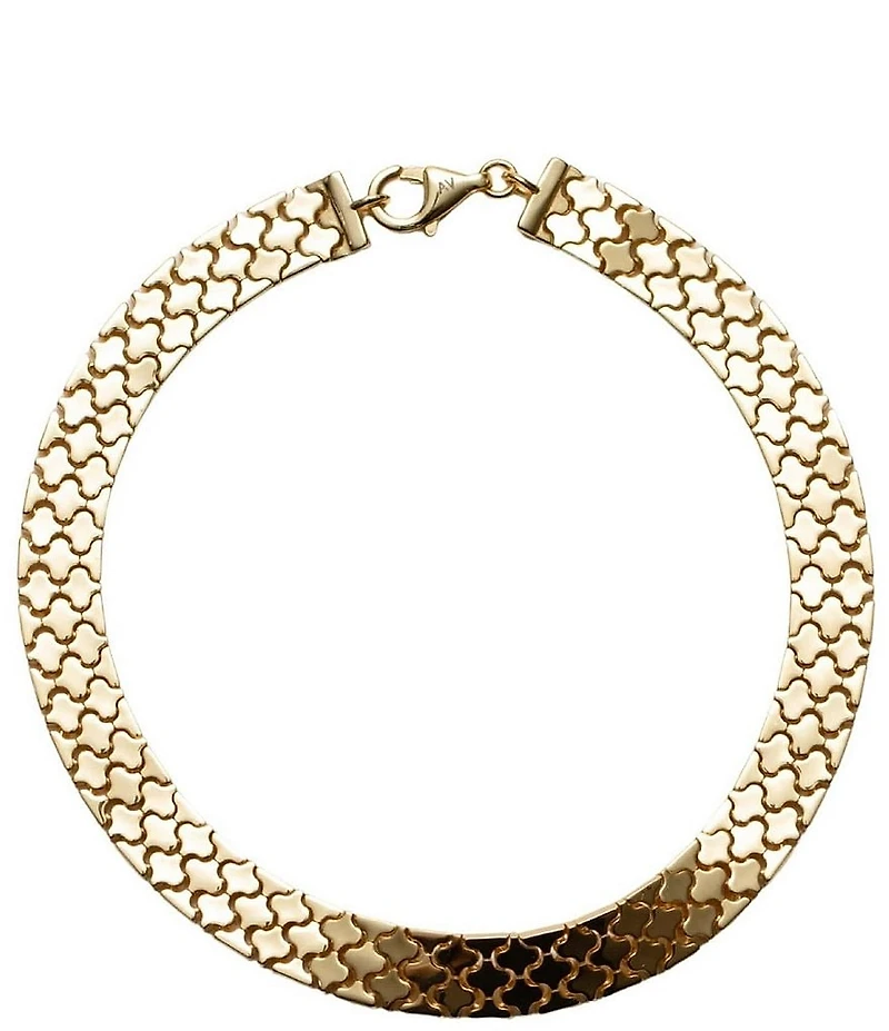 Argento Vivo Chunky Stampato Line Bracelet