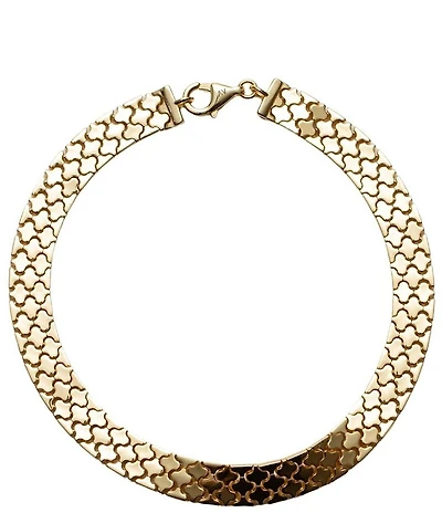 Argento Vivo Chunky Stampato Line Bracelet