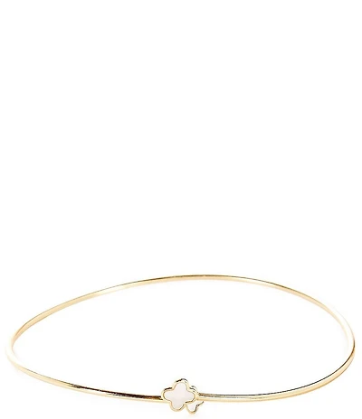 Argento Vivo Clover Mother Of Pearl Cuff Bracelet