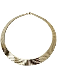 Argento Vivo Drama Diamond Cut Collar Necklace