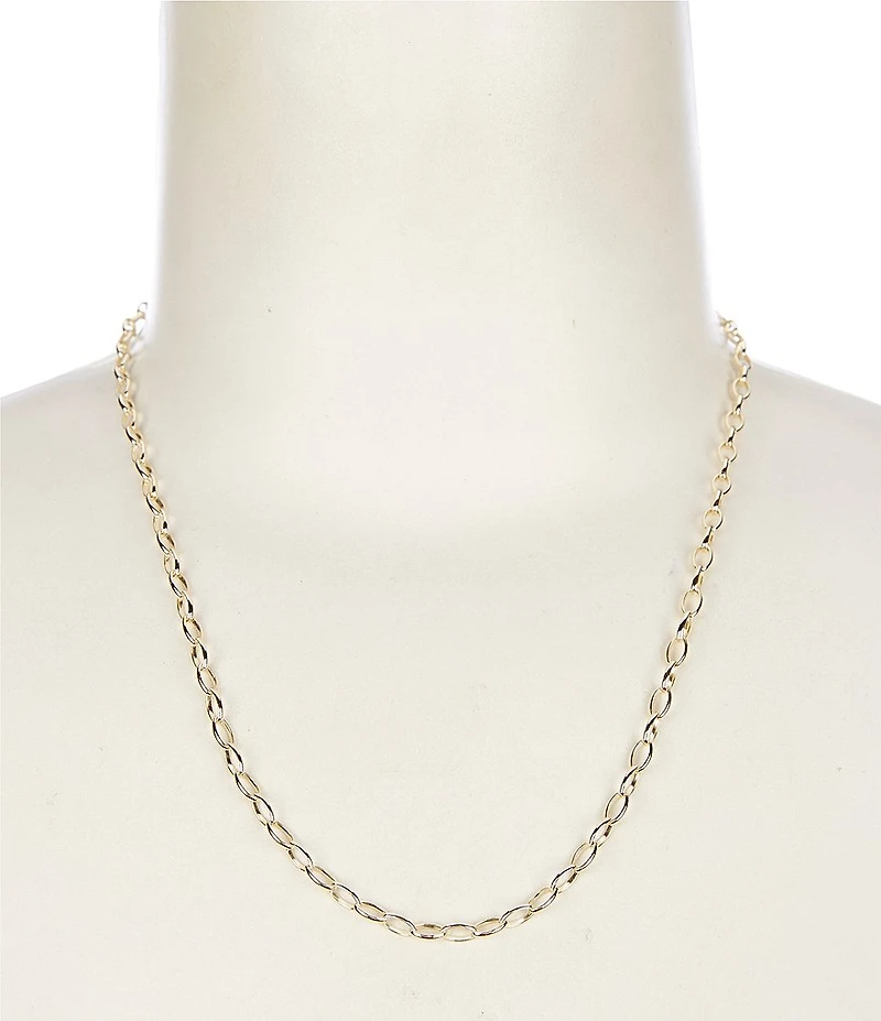 Argento Vivo Fine Gage Wire Chain Necklace