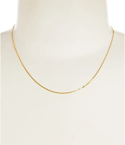 Argento Vivo Herringbone Chain Necklace