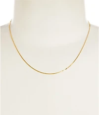 Argento Vivo Herringbone Chain Necklace