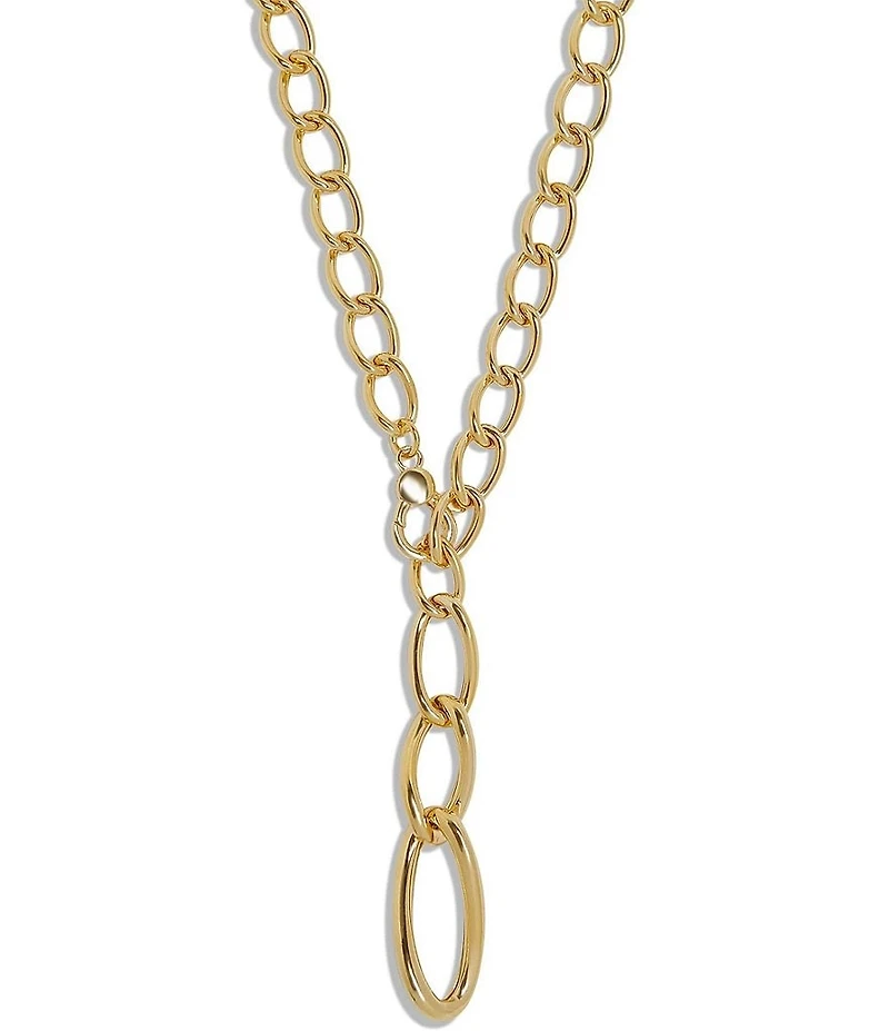 Argento Vivo Large Chain Link Y-Necklace