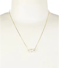 Argento Vivo Pearl Short Pendant Necklace