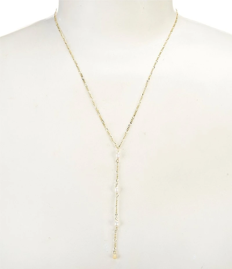 Argento Vivo Pearl Station Y Necklace