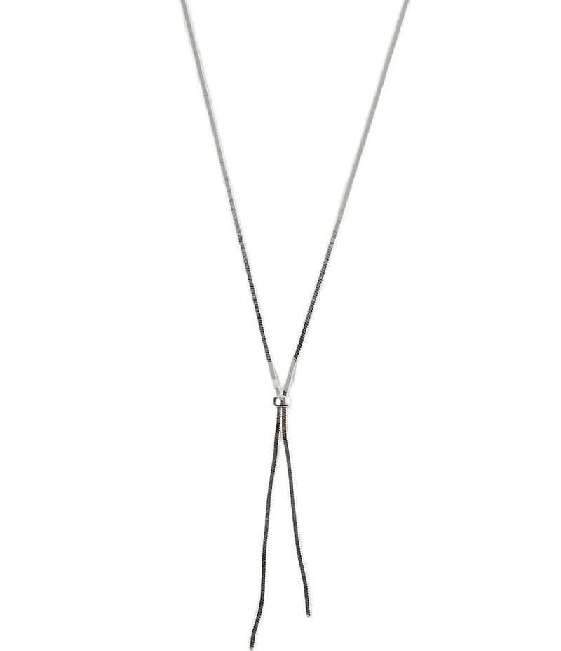 Argento Vivo Sterling Silver Lariat Necklace