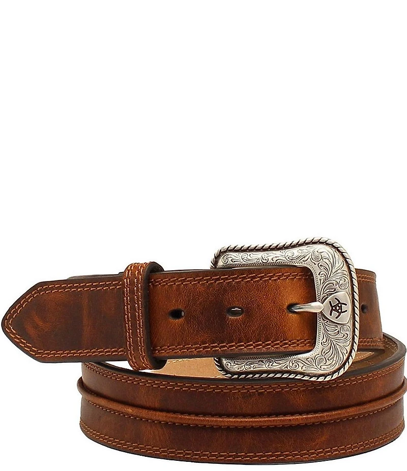 Ariat Belt Center Bump Leather Belt