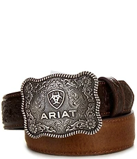 Ariat Big Boys Distressed Hand Tooled Belt