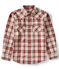 Ariat Big Boys Long Sleeve Plaid Retro Shirt