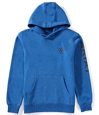 Ariat Big Boys Long Sleeve Logo Pullover Hoodie