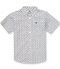 Ariat Big Boys Short Sleeve Plaid Pattern Southwest Shirt