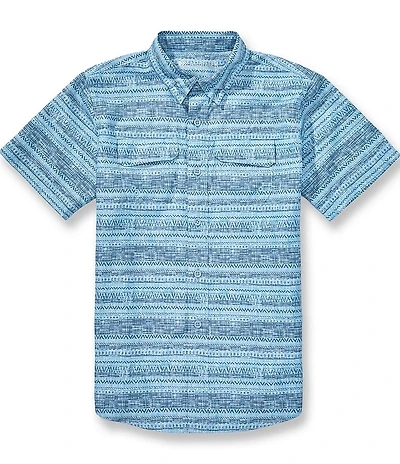 Ariat Big Boys Short-Sleeve Striped Woven Shirt