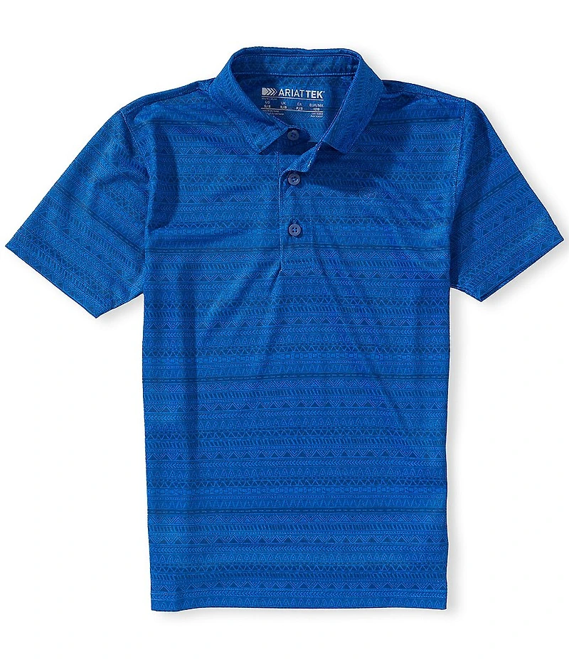 Ariat Big Boys Short-Sleeve Tribal Polo Shirt