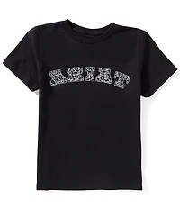 Ariat Big Girls Big Girls Short Sleeve Boot-Stitch Logo T-Shirt