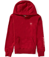 Ariat Big Girls Long-Sleeve Logo Fleece Hoodie
