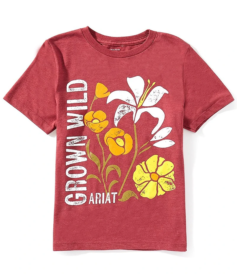 Ariat Big Girls Short Sleeve Grown Wild T-Shirt