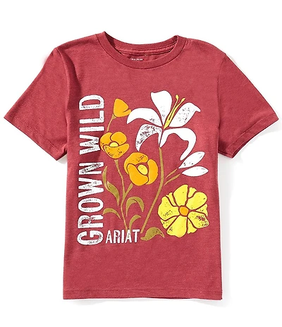 Ariat Big Girls Short Sleeve Grown Wild T-Shirt