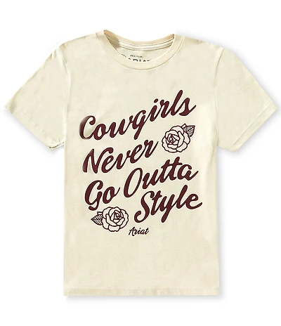 Ariat Big Girls Short Sleeve Never Outta Style T-Shirt