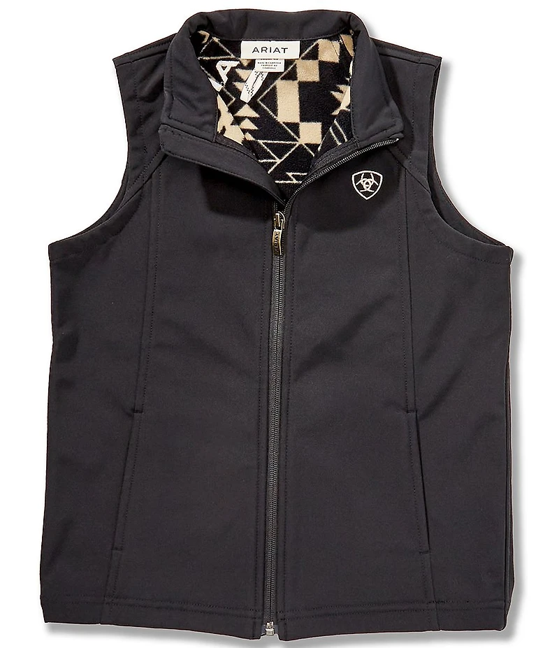Ariat® Big Girls Sleeveless Logo Softshell Vest