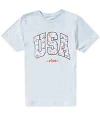 Ariat Big Girls USA Americana Horseshoe Tee Shirt
